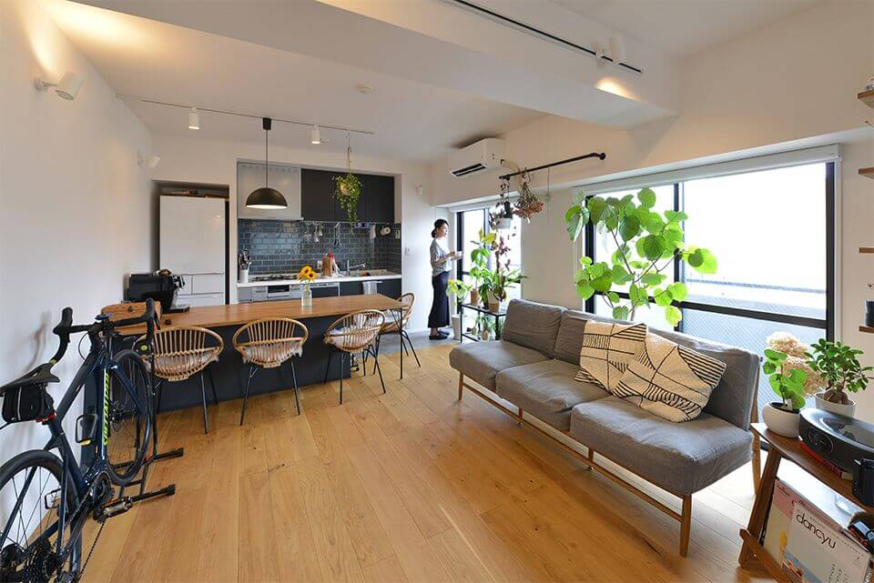 Sさんのリノベーション事例 - インダストリアルリビング