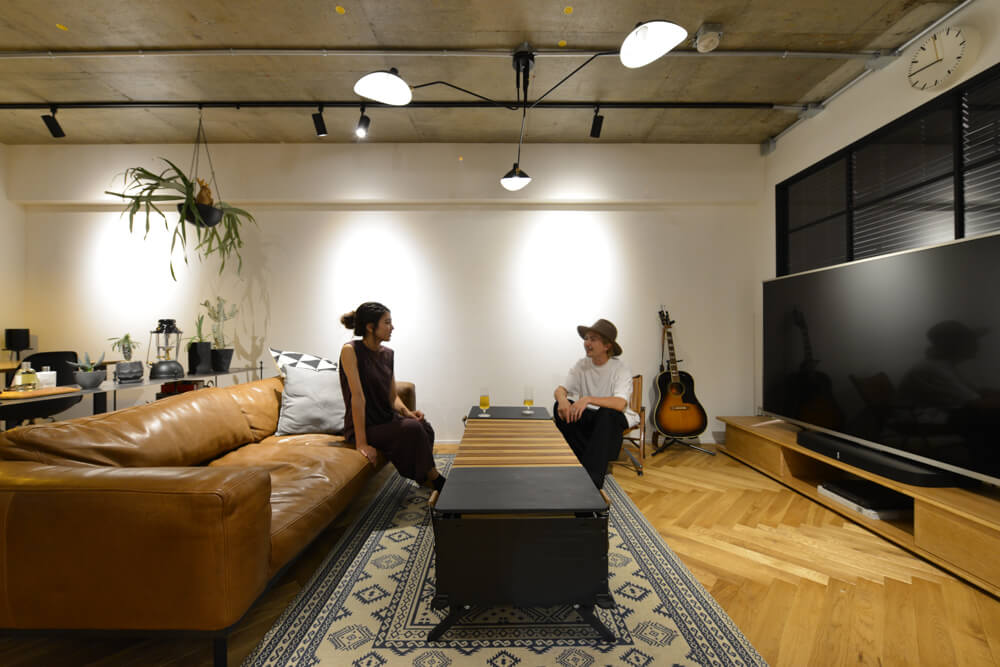 Nさんご夫婦のリノベーション事例 - インダストリアル